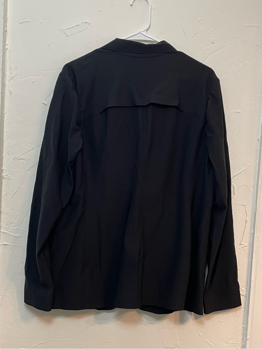 Athleta Sporty Women's Blazer Jacket | Minimalist Athleisure | Black Size 16 - Picture 2 of 11